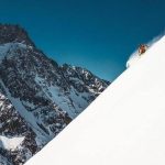 Skieur dans la poudreuse aux 2 Alpes